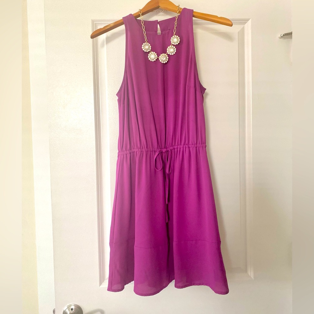Women’s Target purple tie waist dress - size XS